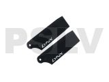  LX60293  Lynx Heli Innovations Plastic Tail Blade 29mm Black 130X 